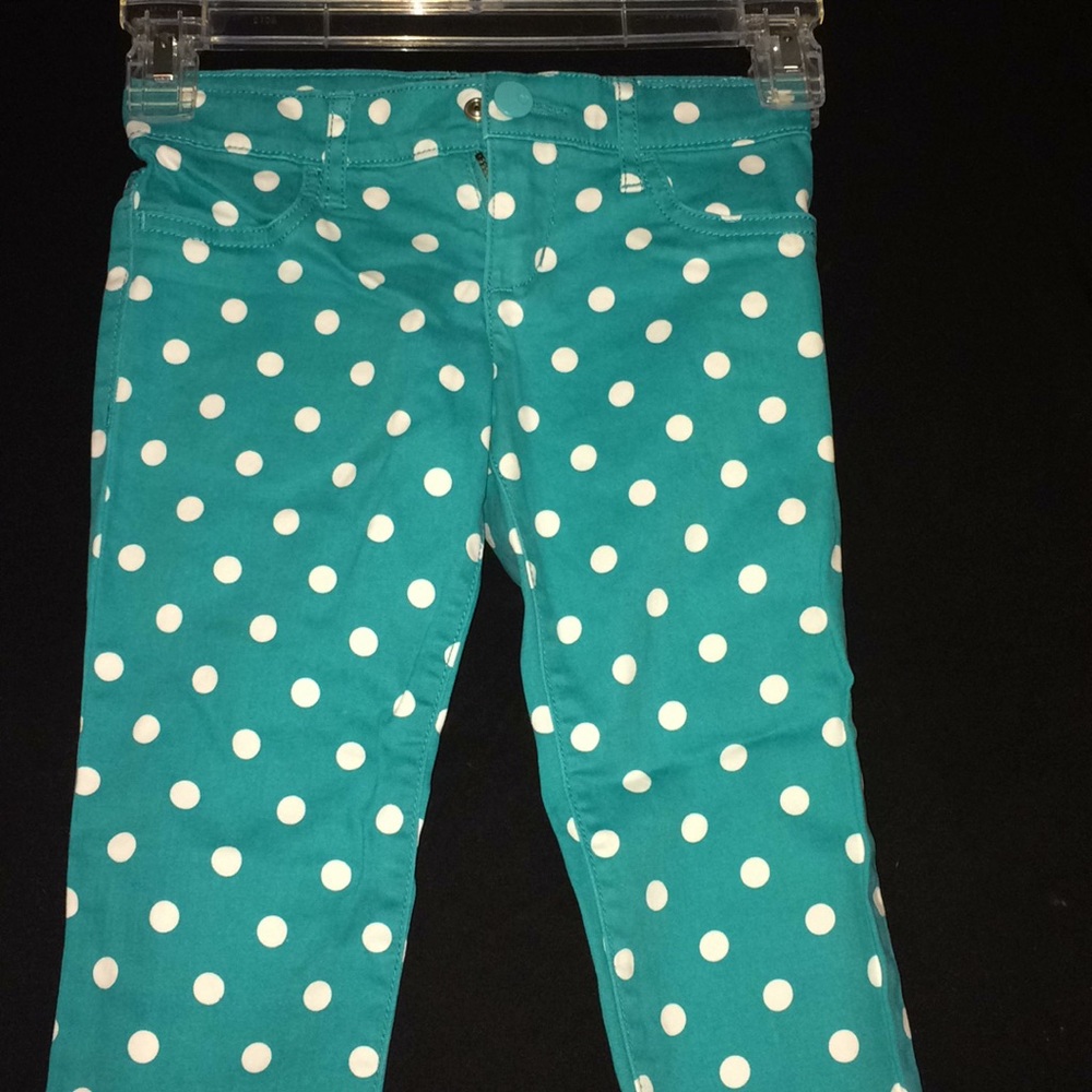Children’s place Blue polka dot pants 5